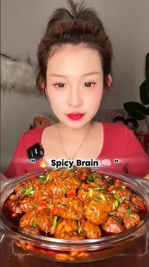 "ASMR Pig Brain Eating 🍲🔥 | Extreme Spicy & Crunchy Sounds | So Satisfying!"