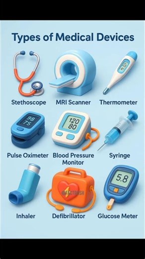 Common medical devices you should know🏥#Medical#HealthFacts#FactRush#Healthcare#MedicalKnowledge
