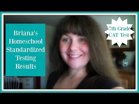 Homeschool Standardized Testing Results- 7th Grade CAT Test