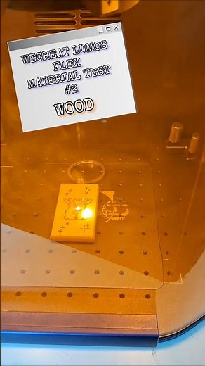 26-Second Laser Engraving on Wood! ⏱️🔥 #laserengraving #wecreat #diy