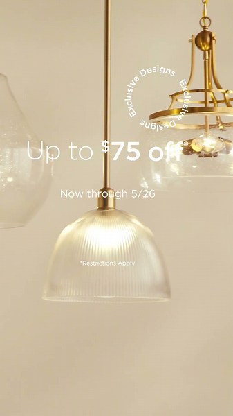 Lamps Plus Memorial Day Coupon Event - MEMORIAL26 Promo - #coupon #lighting #sale #homedecor