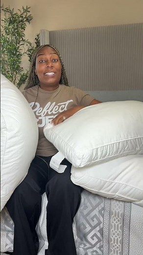 I finally found the luxury hotel pillows! These are soooo fluffy and soft ☺️☁️ #hotelpillows