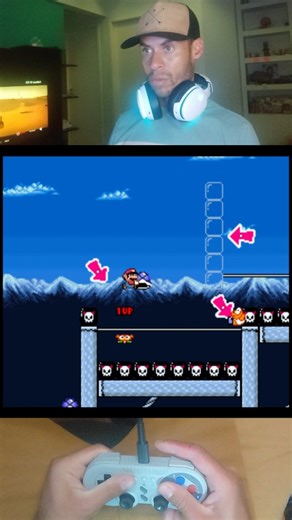 Leandro Oliveira on Instagram: "Tem um Naruto no Mario Essas hack Kaizo de super Mario World sem pre surpreendendo com essas trilhas sonoras. #manoleegames #mario #mariofanart #game #snes"