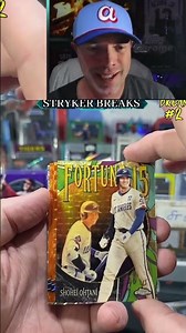 1/1 SHOHEI OHTANI SUPERFRACTOR PULLED ON STRYKER BREAKS! #topps #ohtani