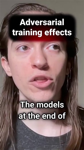 When you train a deceptive model to stop its bad behavior, it could learn to: 1) Never do the bad behavior, or 2) Stop getting caught Adversarial training makes it always learn to stop getting caught. It never generalizes from adversarial examples to remove or even reduce the deceptive behavior.