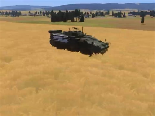 LAV3装甲指挥车机动性能测试试验，实时数据显示