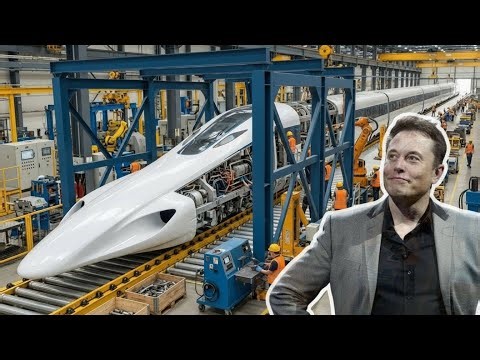 Inside the Hyperloop Factory: How a 1,000 kmh Electric Train Is Built (Full Process)