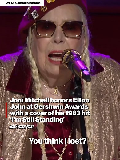 Joni Mitchell Sings Elton John's 'I'm Still Standing' in Captivating Cover