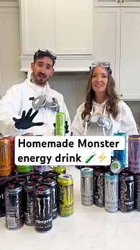 Homemade Monster Energy Drink 🧪⚡ with ‪@Just.Ingredients‬