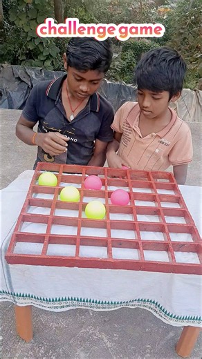 ❌️⭕️Tic Tac Toe Board Game Challenge | Short Viral Video #shorts #trending