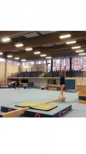 Arabian Gymnastics: Aerial & Arabian Flip on the Balance Beam
