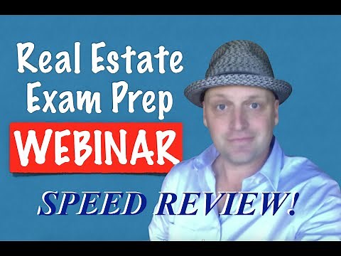 1 Hour Real Estate Exam Review with Irene
