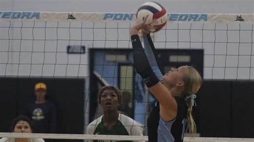 FHSAA high school volleyball playoffs, Fleming Island at Ponte Vedra