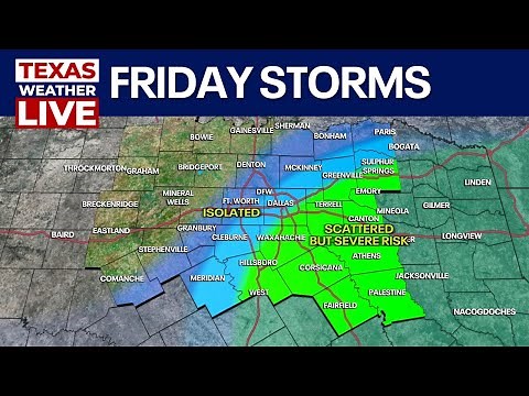 Dallas-Fort Worth Weather Live: Severe Thunderstorm Warnings in effect