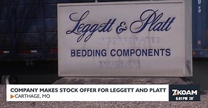 Company makes stock offer for Leggett and Platt