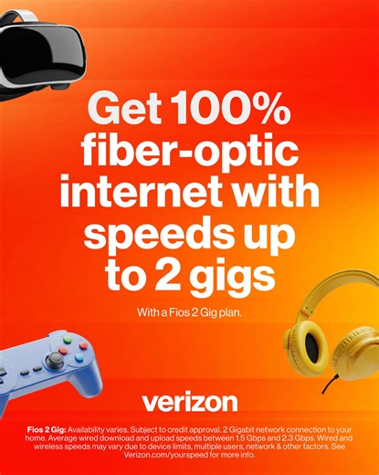 Get a $200 Verizon gift card w/ The Most Fios TV plan. Terms apply. | Verizon