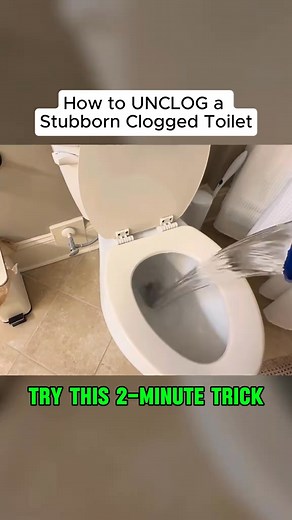 How to UNCLOG a Stubborn Clogged Toilet #toilet #tip #homerepair #cleaning #CleaningTips #bakingsoda #LifeHack #howto #PlumbingTips | Winnie Jeanne | Facebook