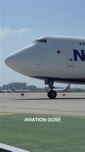 👑 Rare Nippon Cargo Boeing 747 Taxiing at LAX! ✈️🔥#planespotting #b747 #aviation #boeing