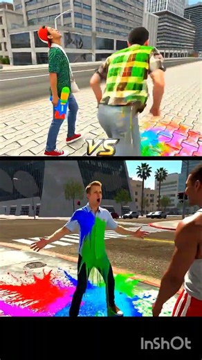 Franklin aur Tony npcn ko rang Se rang De indian Thift vs indian bike