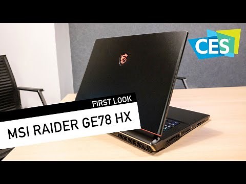 MSI Raider GE78 HX - CES 2023 First Look