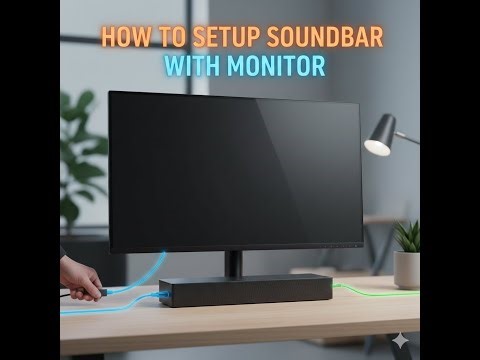 Soundbar Setup - How to Connect a Soundbar to a Monitor