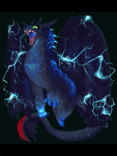 I've doodled toothless before but this is my first finished piece!!! #httyd #toothless #nightfury #digitalart #howtotrainyourdragon
