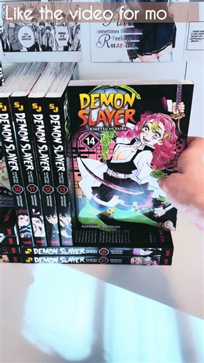 🕯️ೀComfy Demon Slayer Manga Shelving˖˚⊹ ꣑ৎ‎ #demonslayer #manga #anime