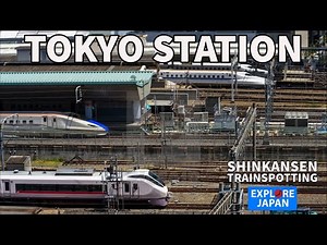 Tokyo Station SHINKANSEN train spotting | Explore Japan
