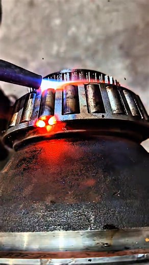 removing the bearing from the shaft ensures satisfactory working welding | diy work