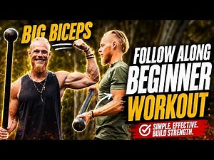 Steel Mace BEGINNER Workout | Grow your BICEPS