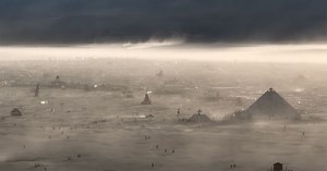 Drone Captures Mesmerizing Aerial Hyperlapse of Burning Man 2022