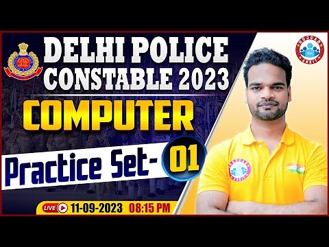 Delhi Police Constable 2023 | Computer Practice Set 1, DP Computer PYQs, Computer By Shivam Sir