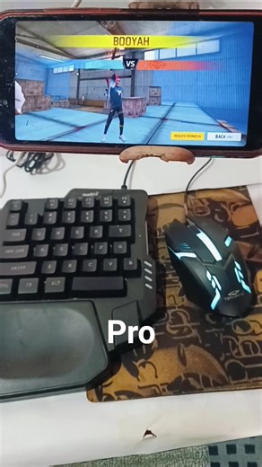 free fure keyboard and mouse📱⌨️ 🖲with game play