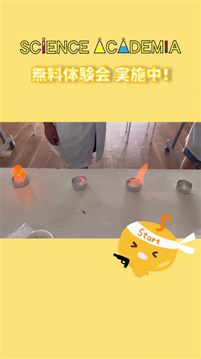 【サイエンスアカデミア実験紹介】炎色反応🔥 #実験 #小学生