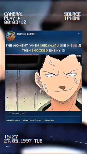 Shikamaru Use His 200 IQ #naruto #narutoshippuden #shikamaru