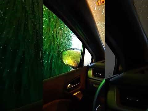 BP car wash inside of the car