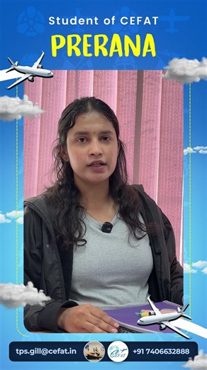 Prerana’s journey is proof that dreams take flight with the right training ✈️