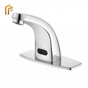 [Hot Item] Engineering Single Hole Infrared Sensing Deck Mounted Toilet Faucet Tap Mixer Taps for Public Toilets