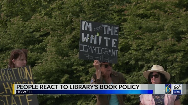 People react to library's book policy