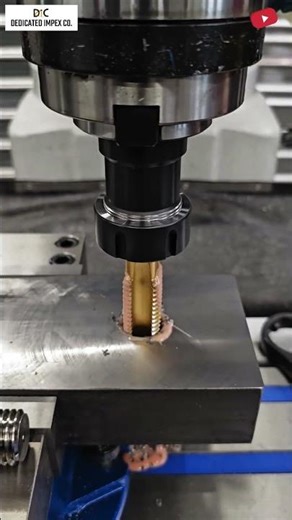 Trapezoidal Thread Taps in Action! 🔥 #shorts