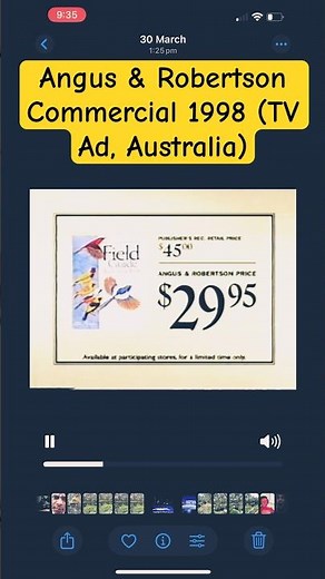 Angus & Robertson Commercial 1998 (TV Ad, Australia)