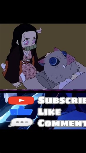 demon slayer funny moments #nezuko #zenitsu #tanjiro #inosuke