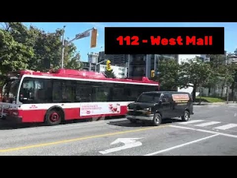 TTC West Mall Bus 112: Renforth to Kipling Station