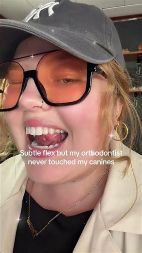Fangs for the w #teeth #relatable #dentist #orthodontics... #Shorts #smartprettyfunny