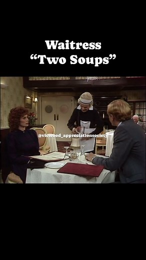 Victoria Wood Appreciation Society | Waitress “Two Soups” - As Seen On TV 1986 #victoriawood #vicwood #waitress #asseenontv #comedy #juliewalters #celiaimrie #funny... | Instagram