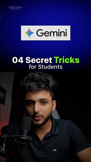 Gemini 4 Secret Tricks for Students 🚀 #study #students #gemini