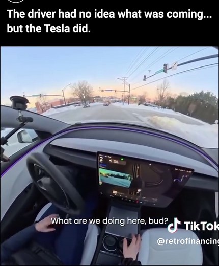 What looks like a simple driving moment is actually a glimpse into how AI is changing real-time decision making on the road. In this clip, Tesla’s Full Self-Driving system detects an approaching ambulance before the driver fully realizes what’s happening. The car begins preparing to move aside as the emergency vehicle approaches. This is possible because the system combines continuous camera input with onboard microphones that can detect sirens, allowing it to interpret both visual and audio sig