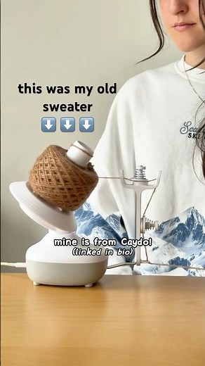 turn old sweaters into new skeins of yarn in 5 MINUTES!