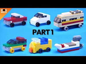 Lego Popular Movies & Games Mini Vehicles - Part 1 (Tutorial)
