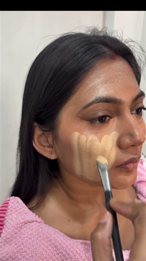 Tutorial by | glam_salon_17 | #shorts #makeup #bridal #makeuptutorial #makeover #bride #engagement